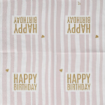 Servietten "Happy Birthday" - Räder