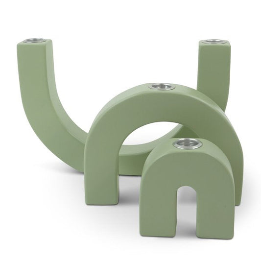 Kerzenhalter Set Bogen celadon - Kinta