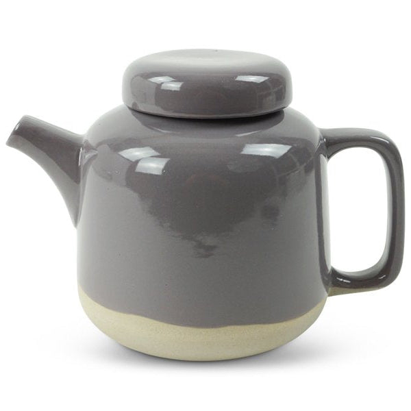 Teekanne Rutunda L cer sand mit Glasur in lila 1250 ml - Kinta