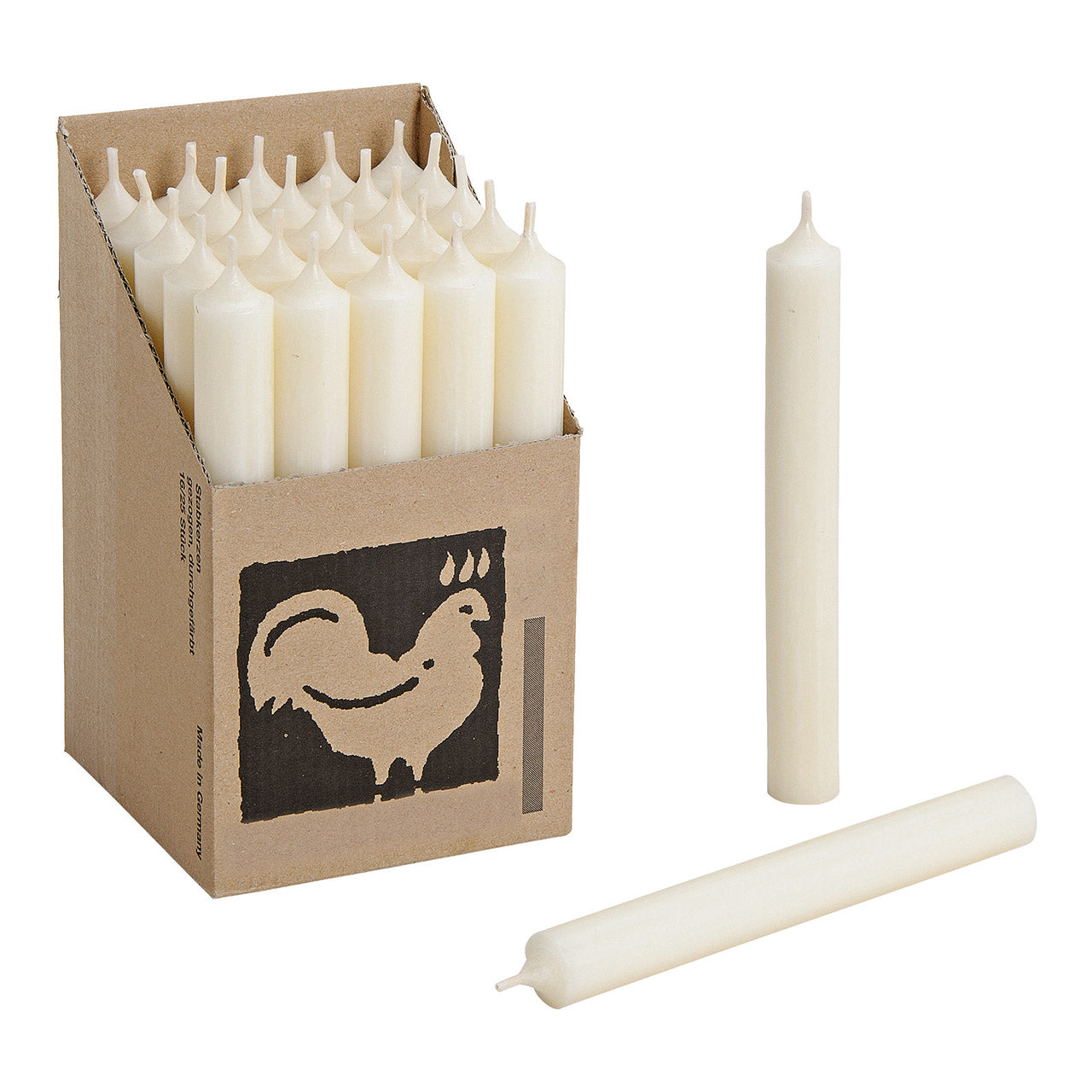 Stabkerze elfenbein (4er Set)