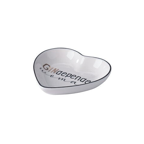 Love Plates "Gindependent Woman" weiß - Giftcompany
