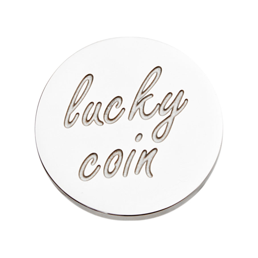 Münzen - "lucky coin" - Blume des Lebens