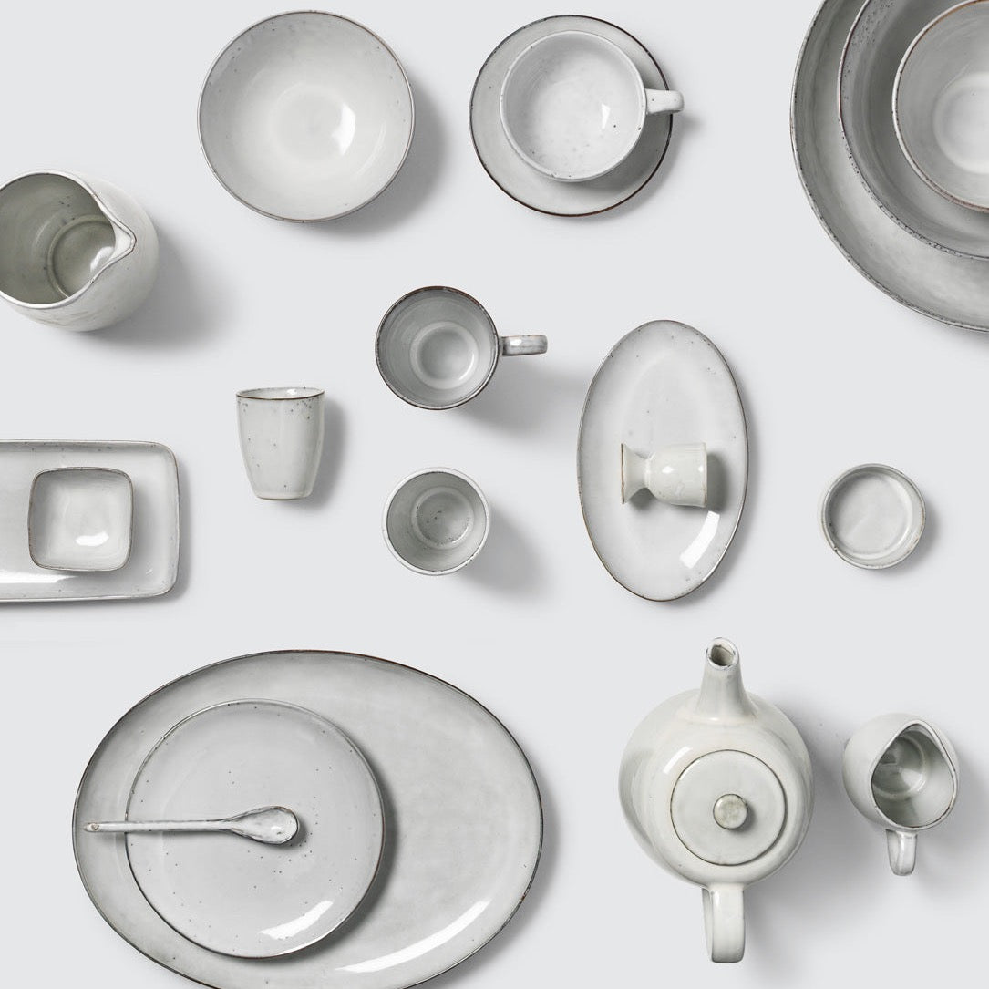 Nordic Sand Espressotasse mit Untertasse - Broste Copenhagen