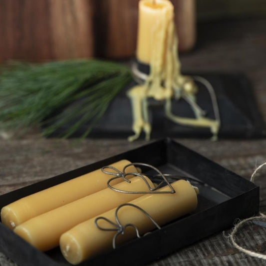 Stabkerze mustard 5er Set - Ib Laursen