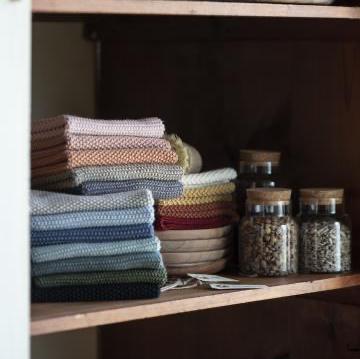 Spüllappen Mynte pure black gestrickt - Ib Laursen