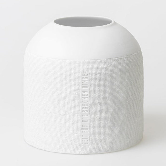 Formsprache Vase "Zeit für die schönen Dinge" - Räder
