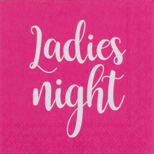 Cocktailservietten  "Ladies night" - Räder