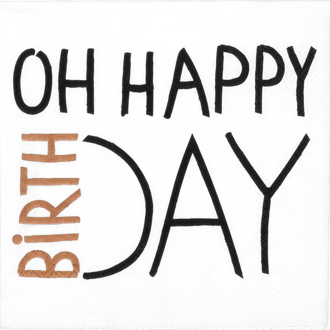 Servietten "Oh Happy Birthday" - Räder
