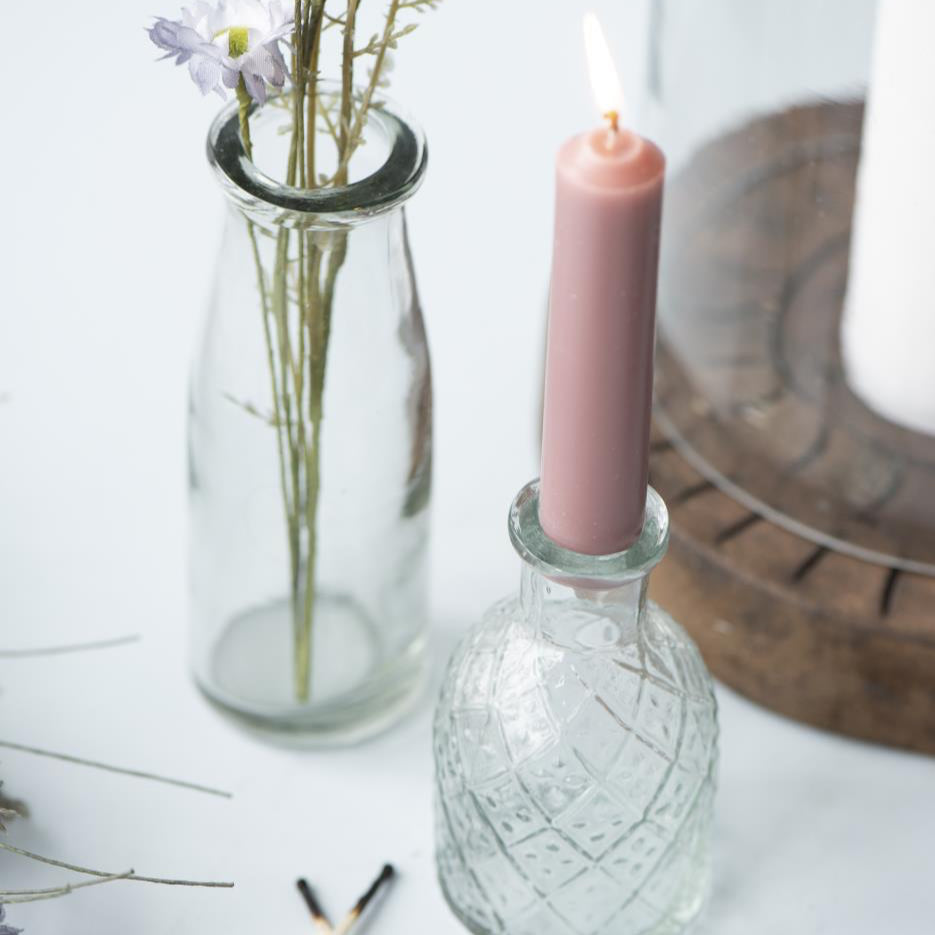 Stabkerze coral almond 5er Set - Ib Laursen