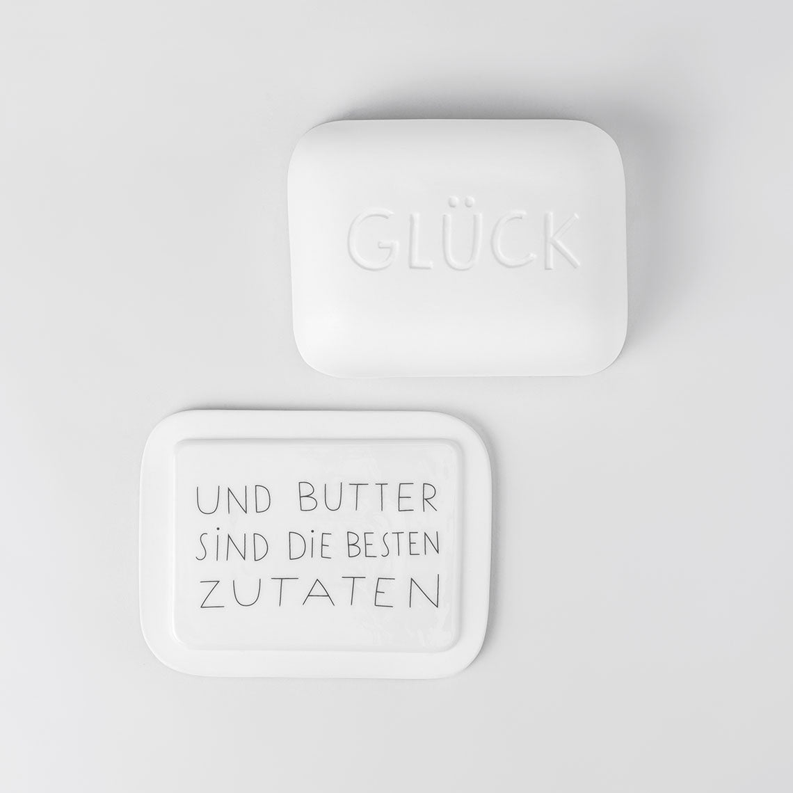 Guten Morgen Butterdose "Glück" - Räder