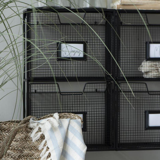 Zeitschriftenhalter für Wand mit 2 Fächern - Ib Laursen