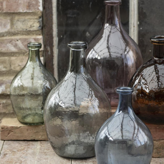 Glasballon grünes Glas mundgeblasen - Ib Laursen