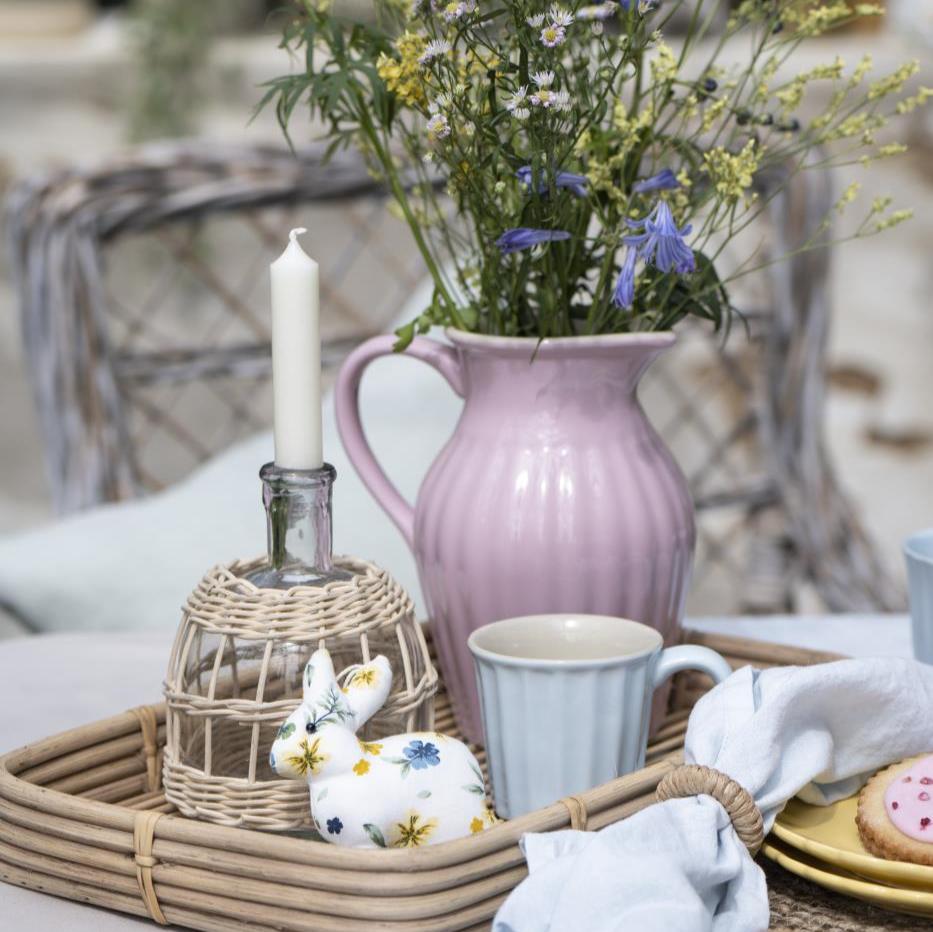 Stabkerze elfenbein rustikal 5er Set - Ib Laursen