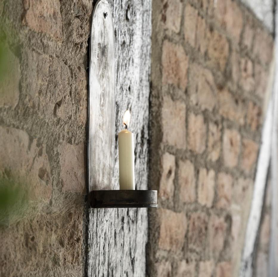 Stabkerze elfenbein rustikal 5er Set - Ib Laursen