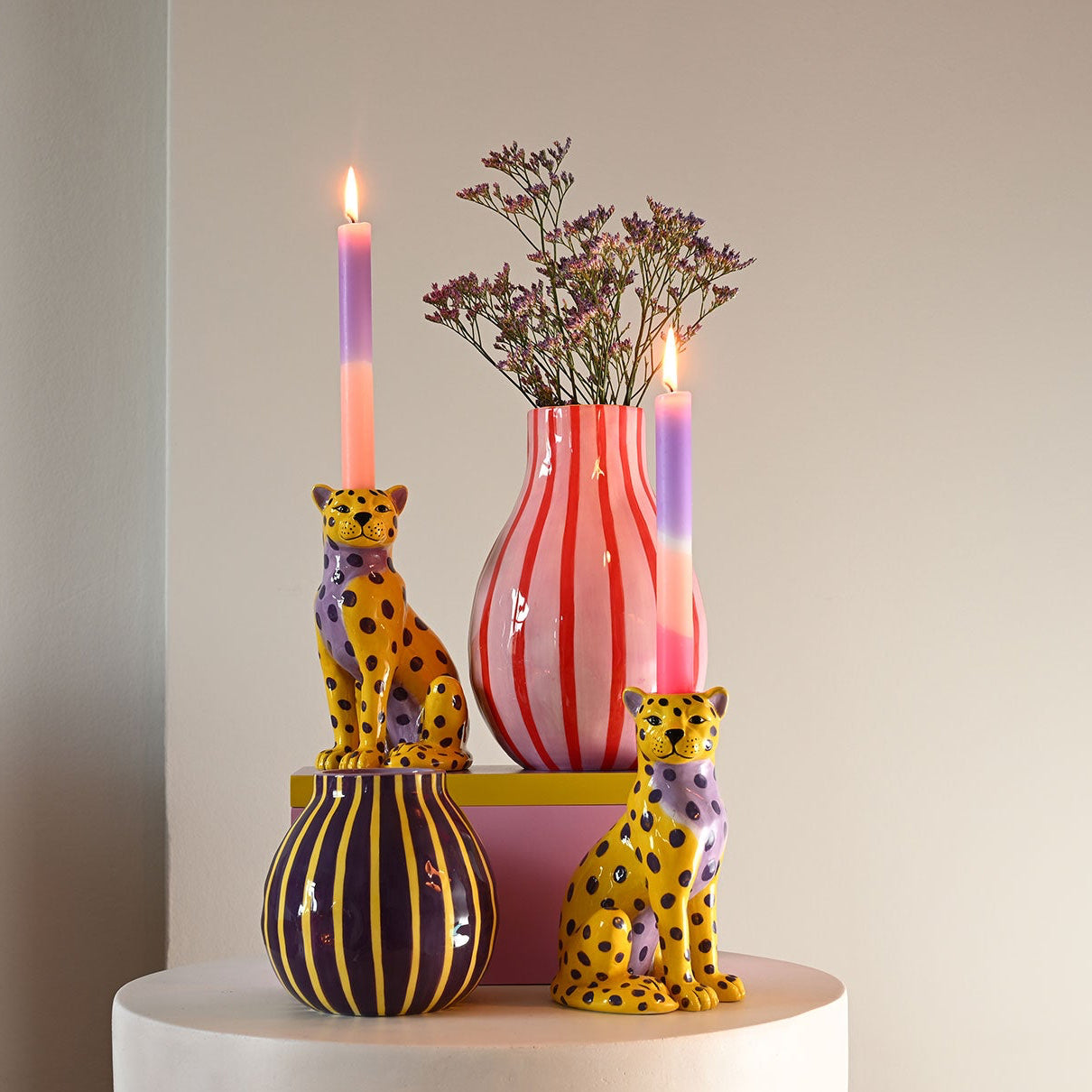 Artisan Vase lila/ gelb - Giftcompany (Ab Ende August verfügbar)