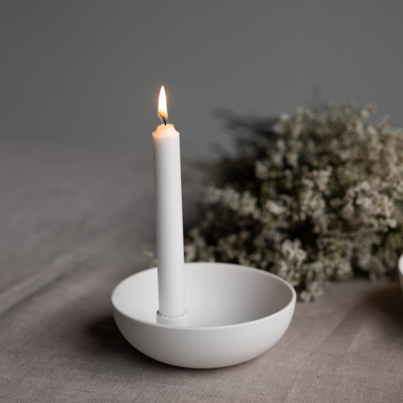 Kerzenhalter Lidatorp klein weiß - Storefactory