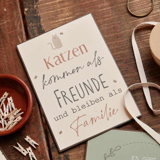 SPAR-SET: Metallschild & Fressnapf für alle Katzenfreunde- Ib Laursen