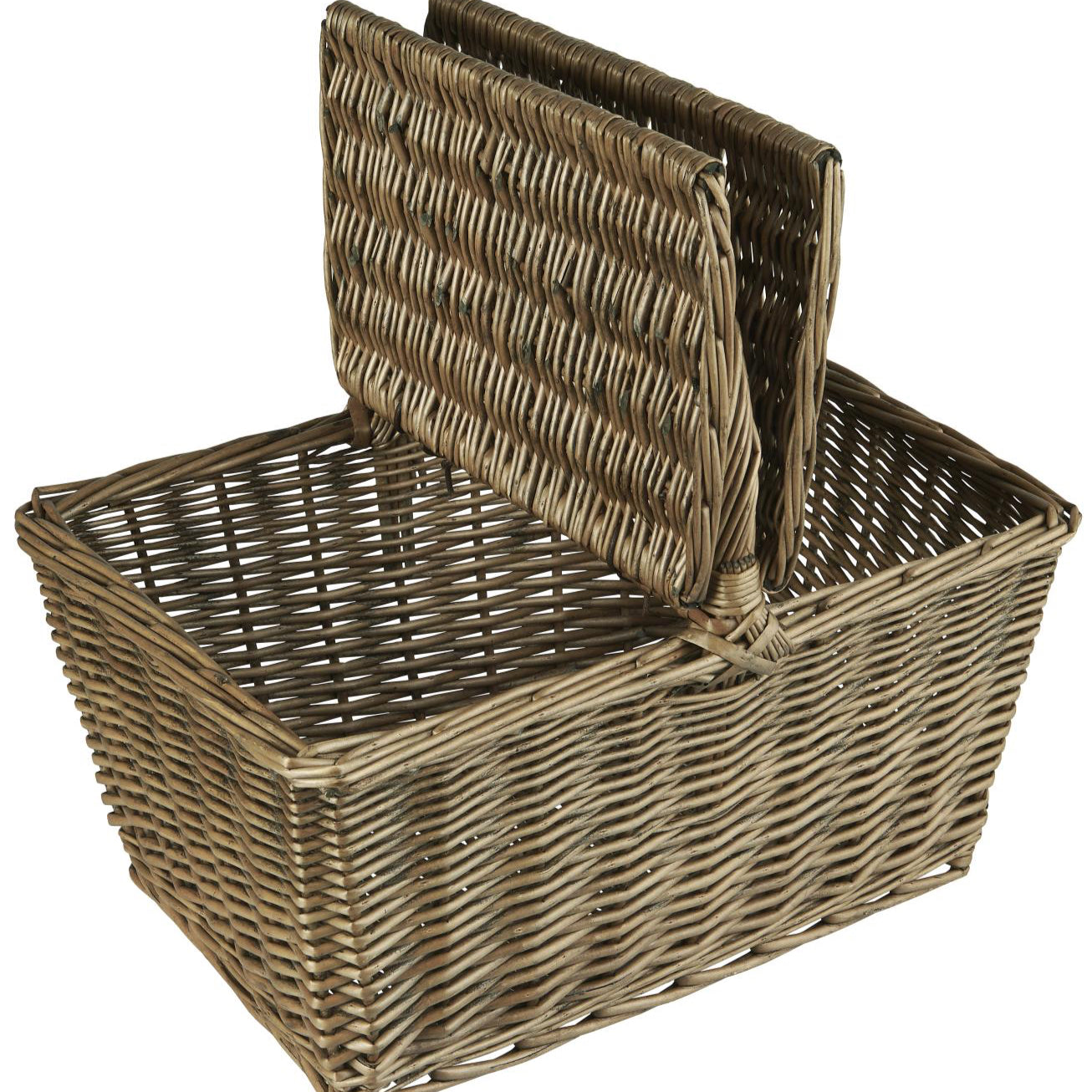 Picknickkorb mit Deckel und Querhenkel - Ib Laursen