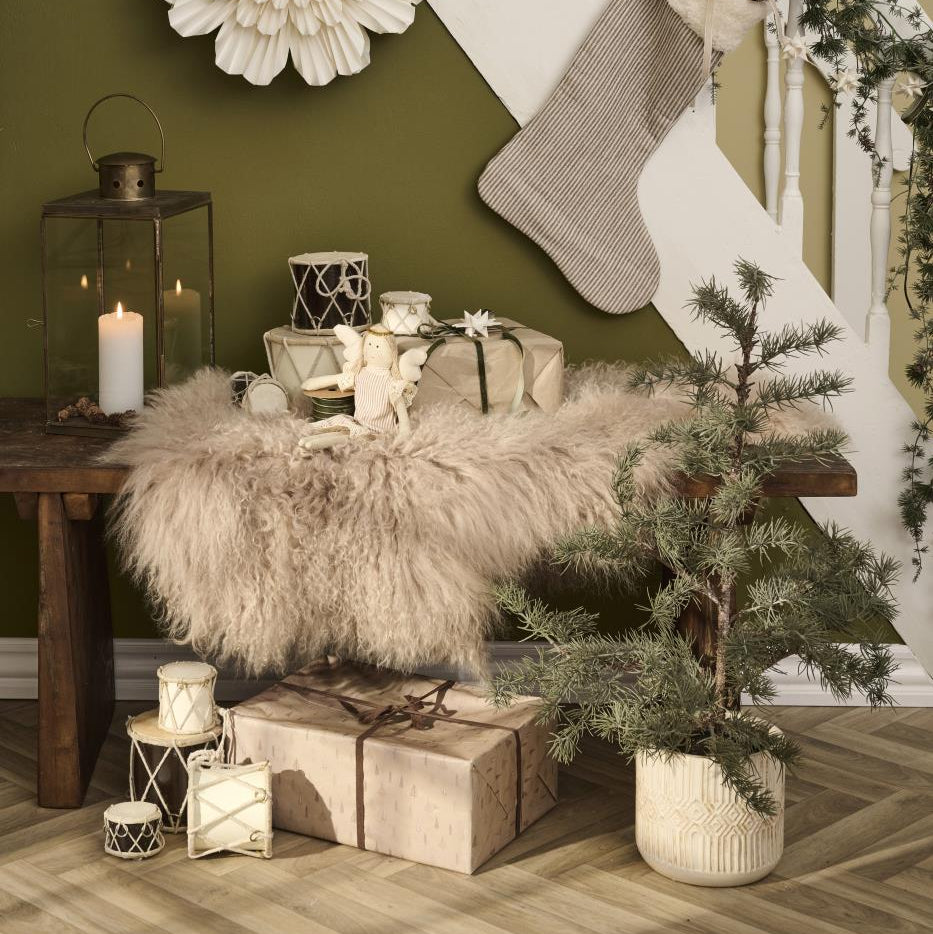 Zedernbaum künstlich mit Plastiktopf klein - Ib Laursen