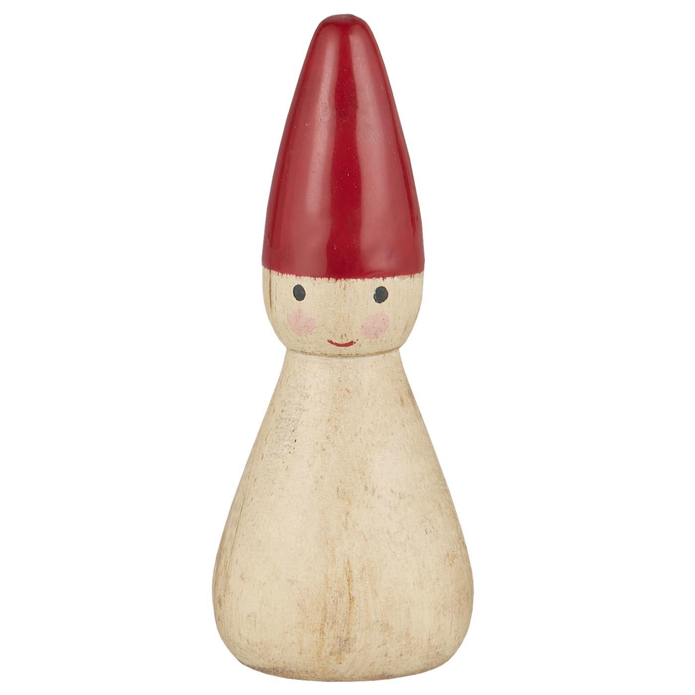 Wichtelmännchen stehend mit rotem Hut - Ib Laursen