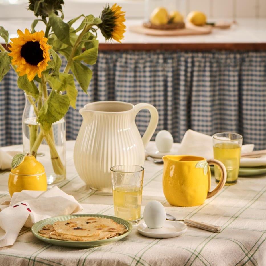 Trinkglas mit Blattkante geschliffen mundgeblasen 2 Stk - Ib Laursen