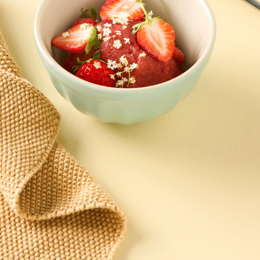 Spüllappen Mynte Wheat Straw gestrickt 2 Stk - Ib Laursen