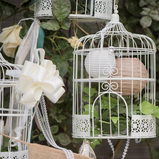 Vogelkäfig weiß