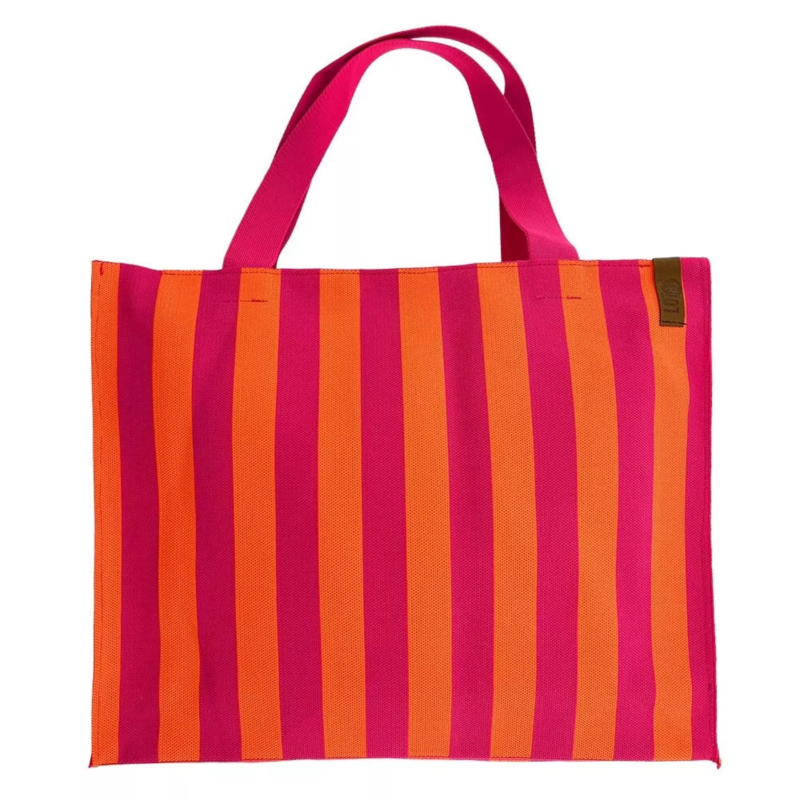 Shopper Lara- Gestreift Orange Pink - LOT83