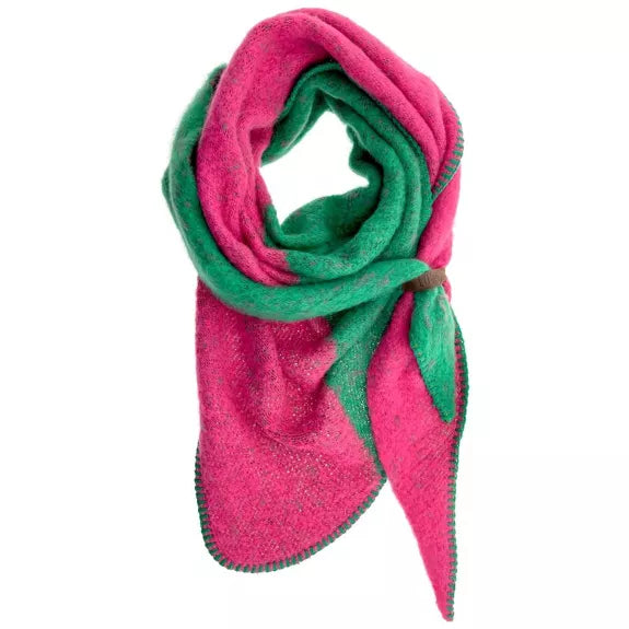 Schal Nina Twin Grün Rosa - LOT83