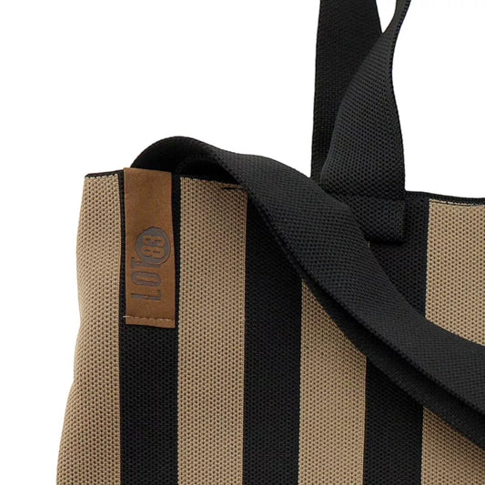 Tasche Mara Schwarz/Beige - LOT83