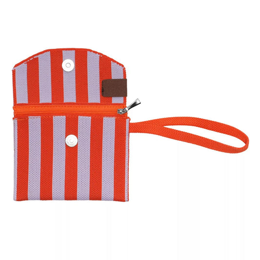 Gewebte Geldbörse Julia Flieder/Orange - LOT83