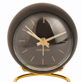 Wecker Mini Globe schwarz - Karlsson