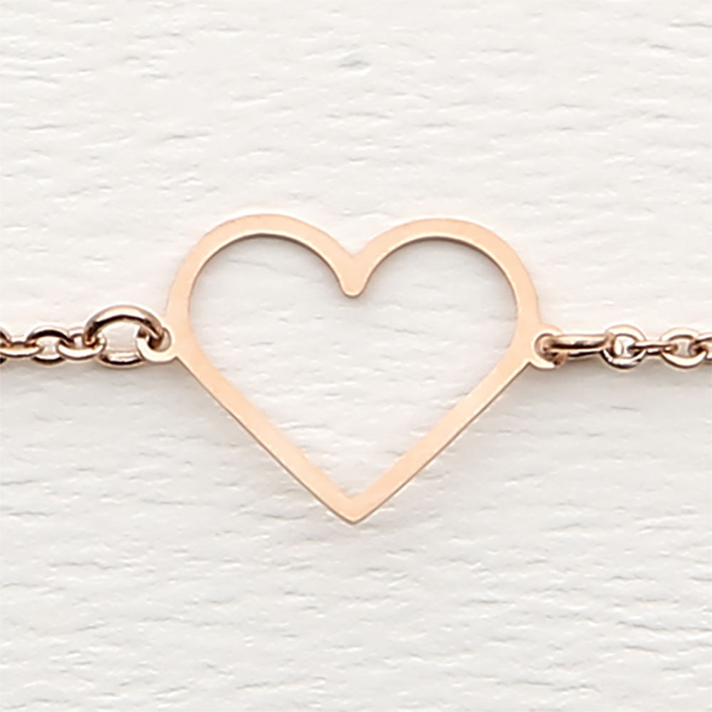 Armband - Herz roségold