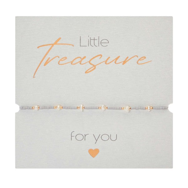 Armband - "Little Treasure" - grau
