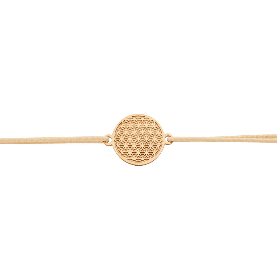 Armband - "little companion“ - rosévergoldet - Blume des Lebens