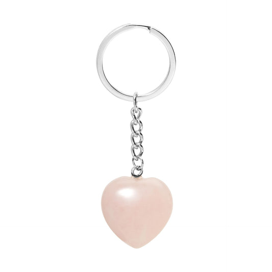 Schlüsselanhänger - "lovely stones" - Rosenquarz