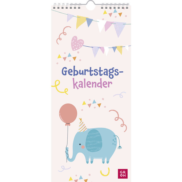 Immerwährender Geburtstagskalender Tiere - Groh