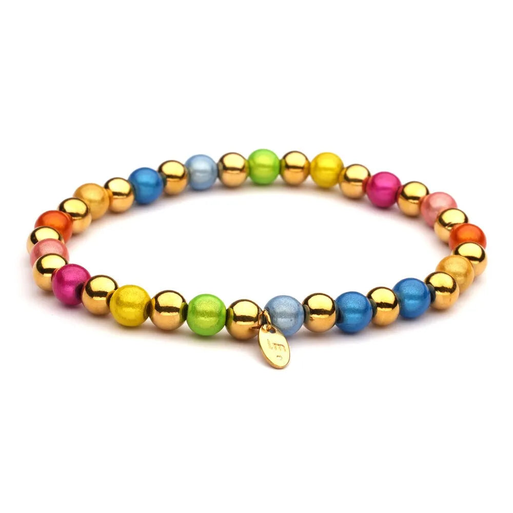 LizzyMae Armband Gold Multicolor - Lot83