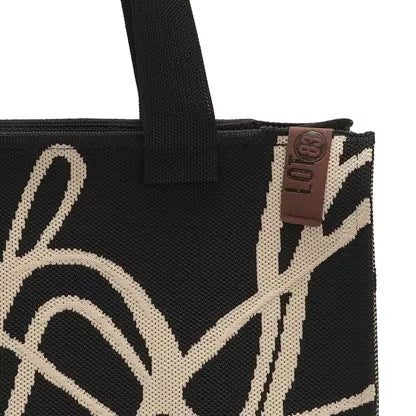 Tote Bag Femke - Schwarz/Beige - LOT83
