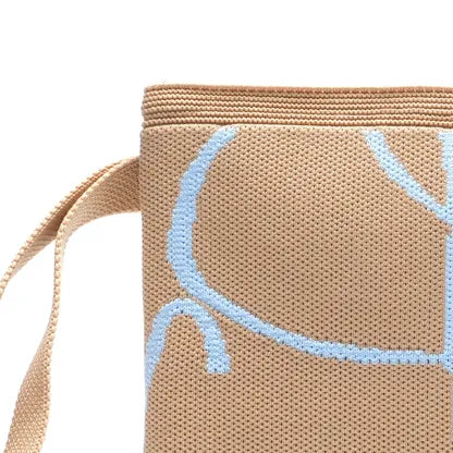 Tasche Billie - Beige/Hellblau - LOT83