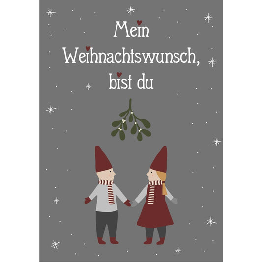 Metallschild "Mein Weihnachtswunsch bist du" - Ib Laursen