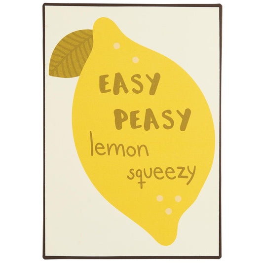 Metallschild "Easy Peasy" - Ib Laursen