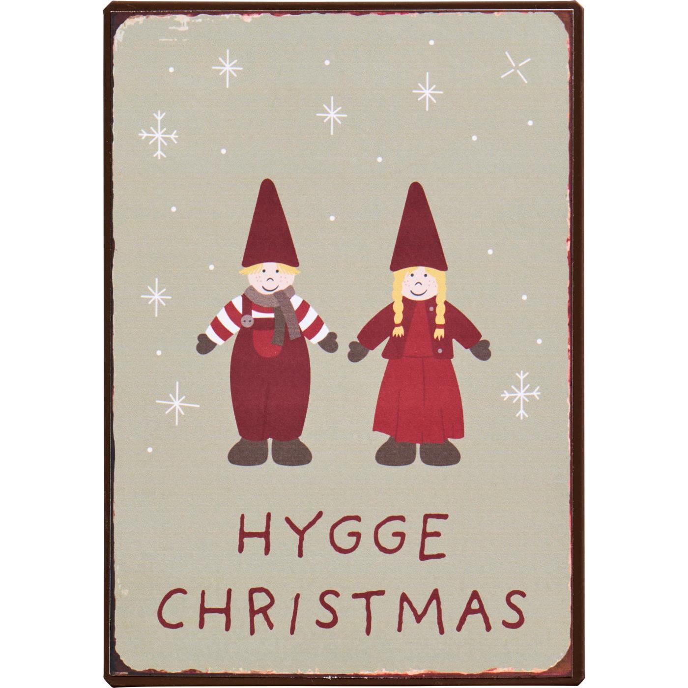Metallschild "Hygge Christmas" - Ib Laursen