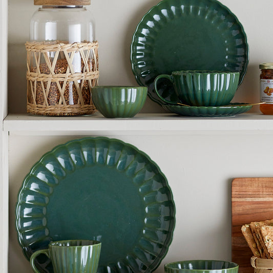 Latina Schale dunkelgrün 3 Stk - Bloomingville