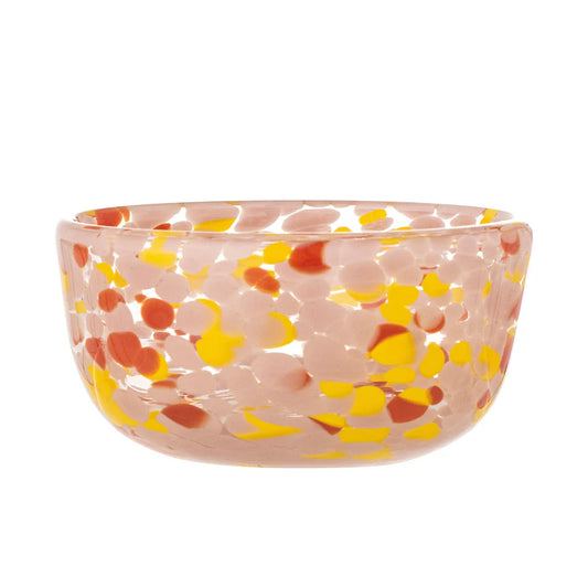 Lilya Set aus Weinglas & Schale - Bloomingville