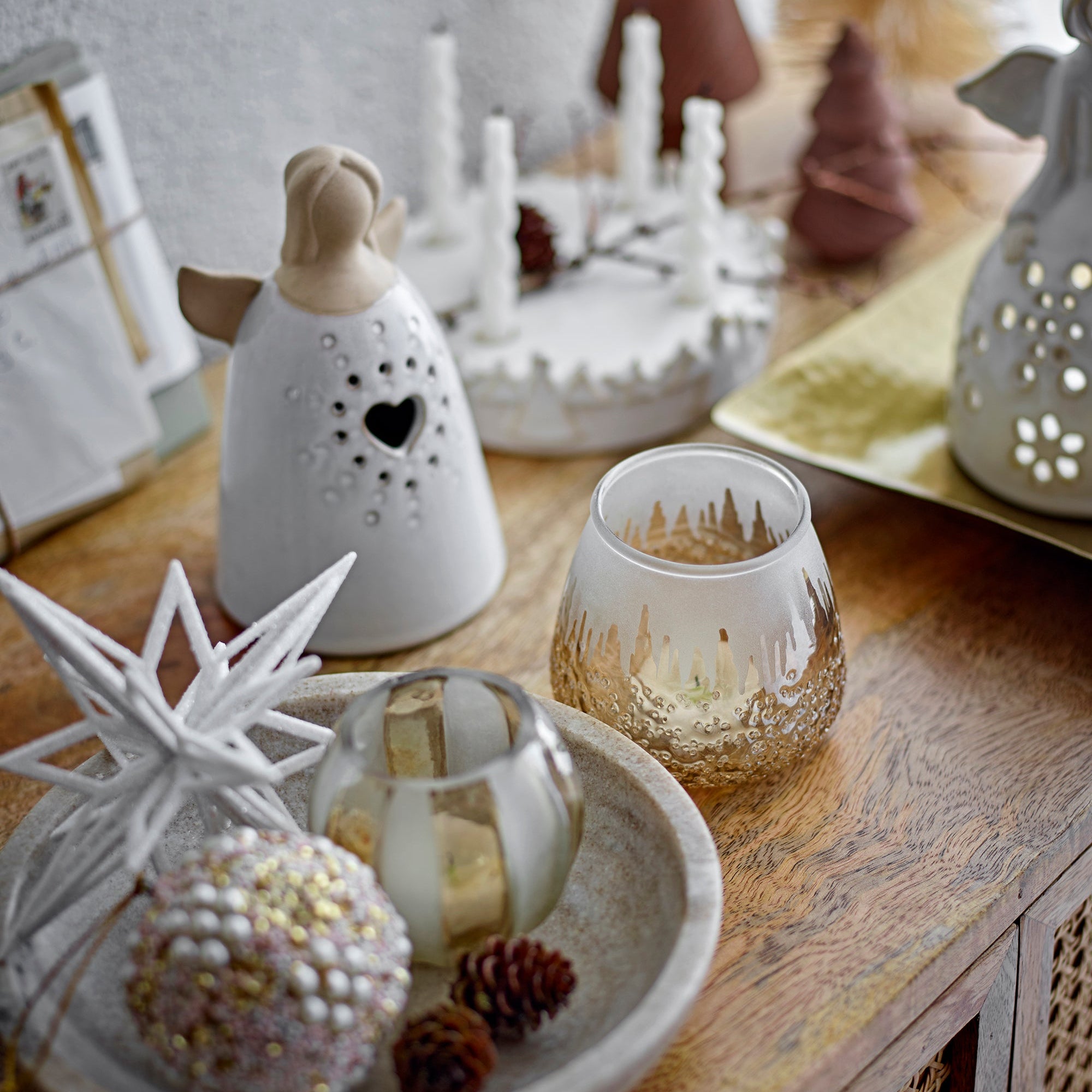 Ruth Deko mit LED Licht - Bloomingville