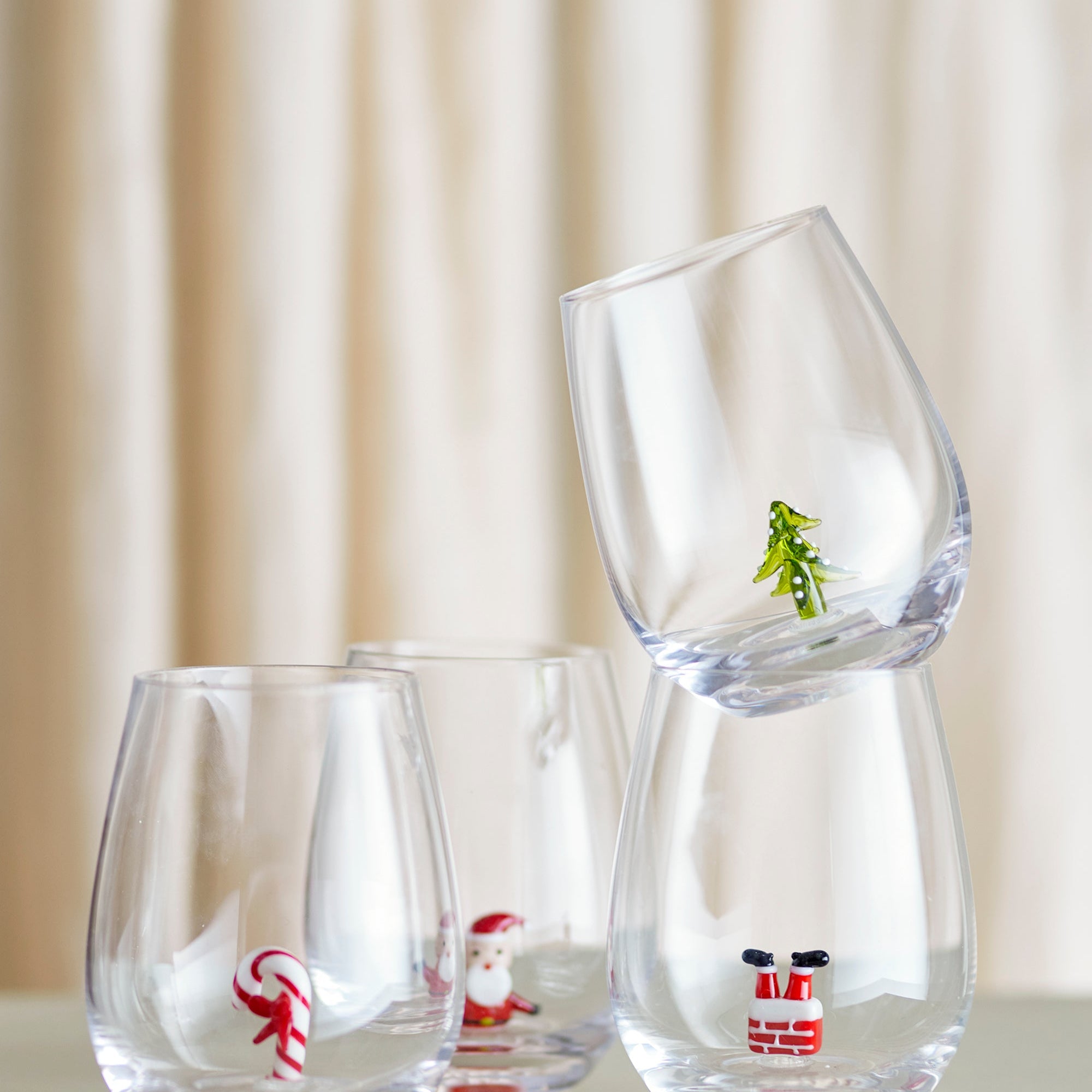 Misa Trinkglas Weihnachten "Santa Claus" - Bloomingville