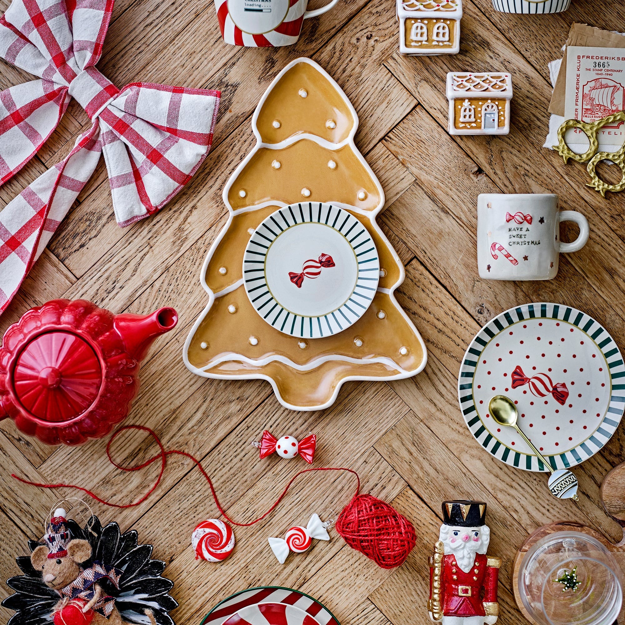 Misa Trinkglas Weihnachten "Weihnachtsmann" - Bloomingville