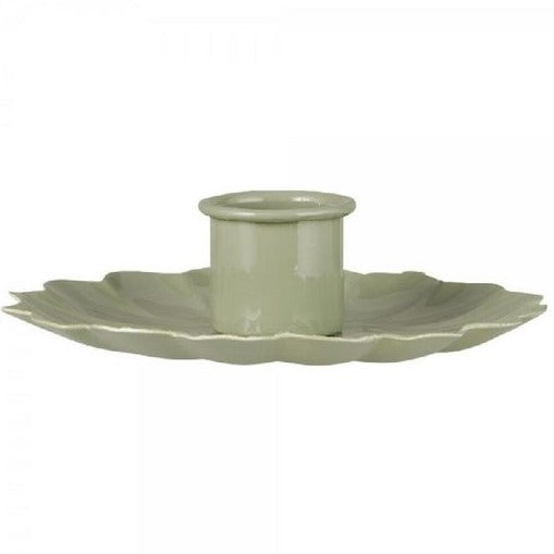 Kerzenhalter für Stabkerze Blume hellgrün - Ib Laursen