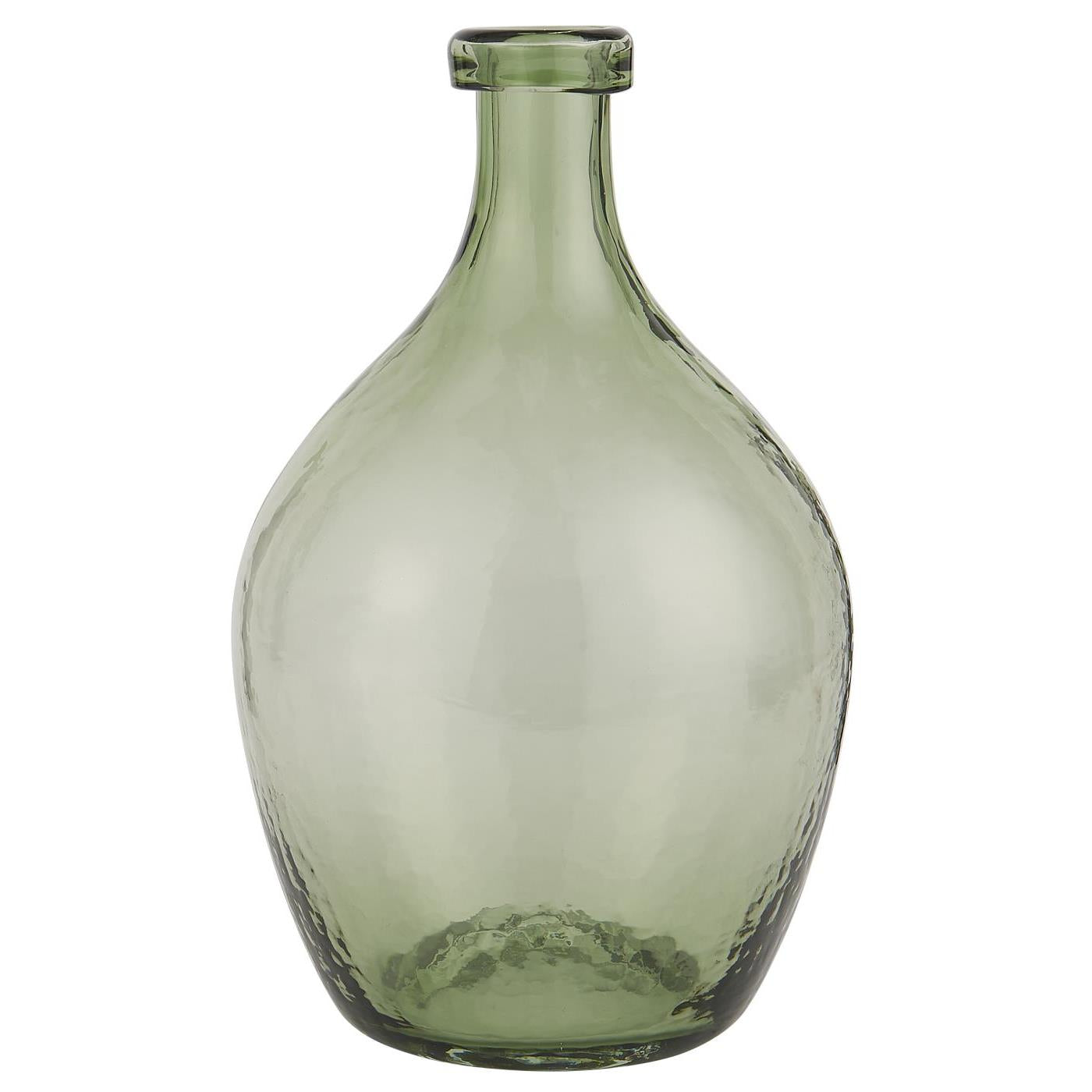 Glasballon grünes Glas mundgeblasen - Ib Laursen